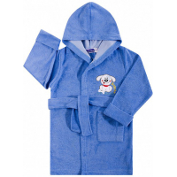 20-12813HV "DOG" Халат махровый для мальчика, 2-5 лет, синий 20-12813HV "DOG" Халат махровый для мальчика, 2-5 лет, синий
